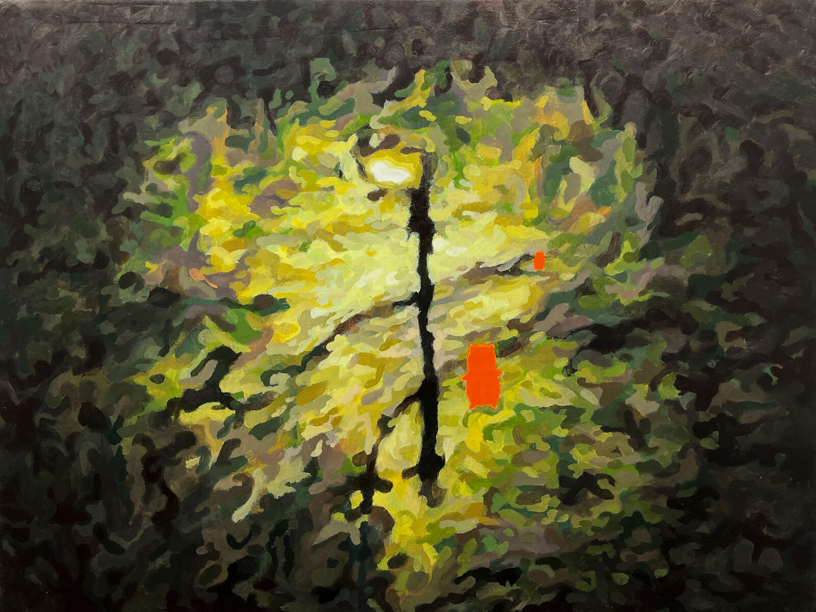 Untitled, 2022, acrylic on canvas, 20"x15". (available)