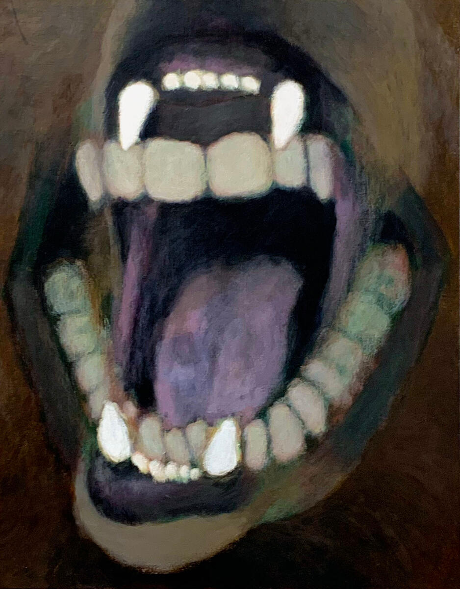 Untitled, 2022, acrylic on canvas, 16"x20". (unavailable)