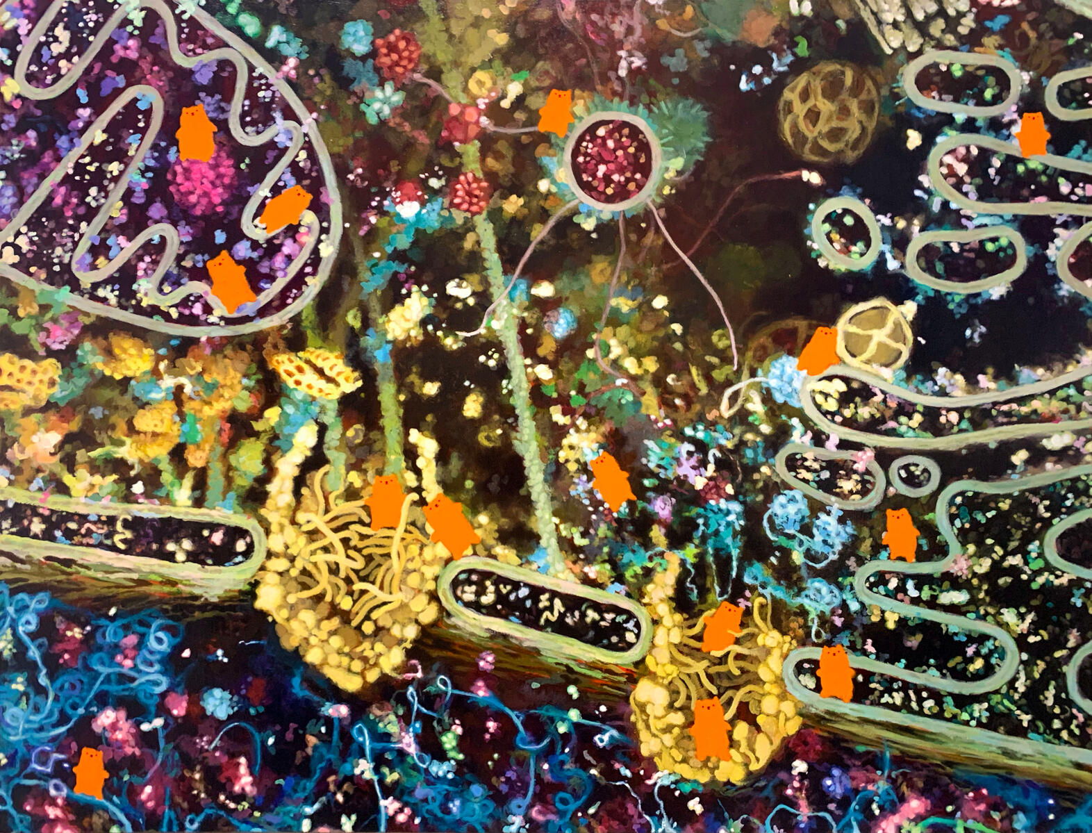 Study, 2021, acrylic on canvas, 40"x30". (unavailable)