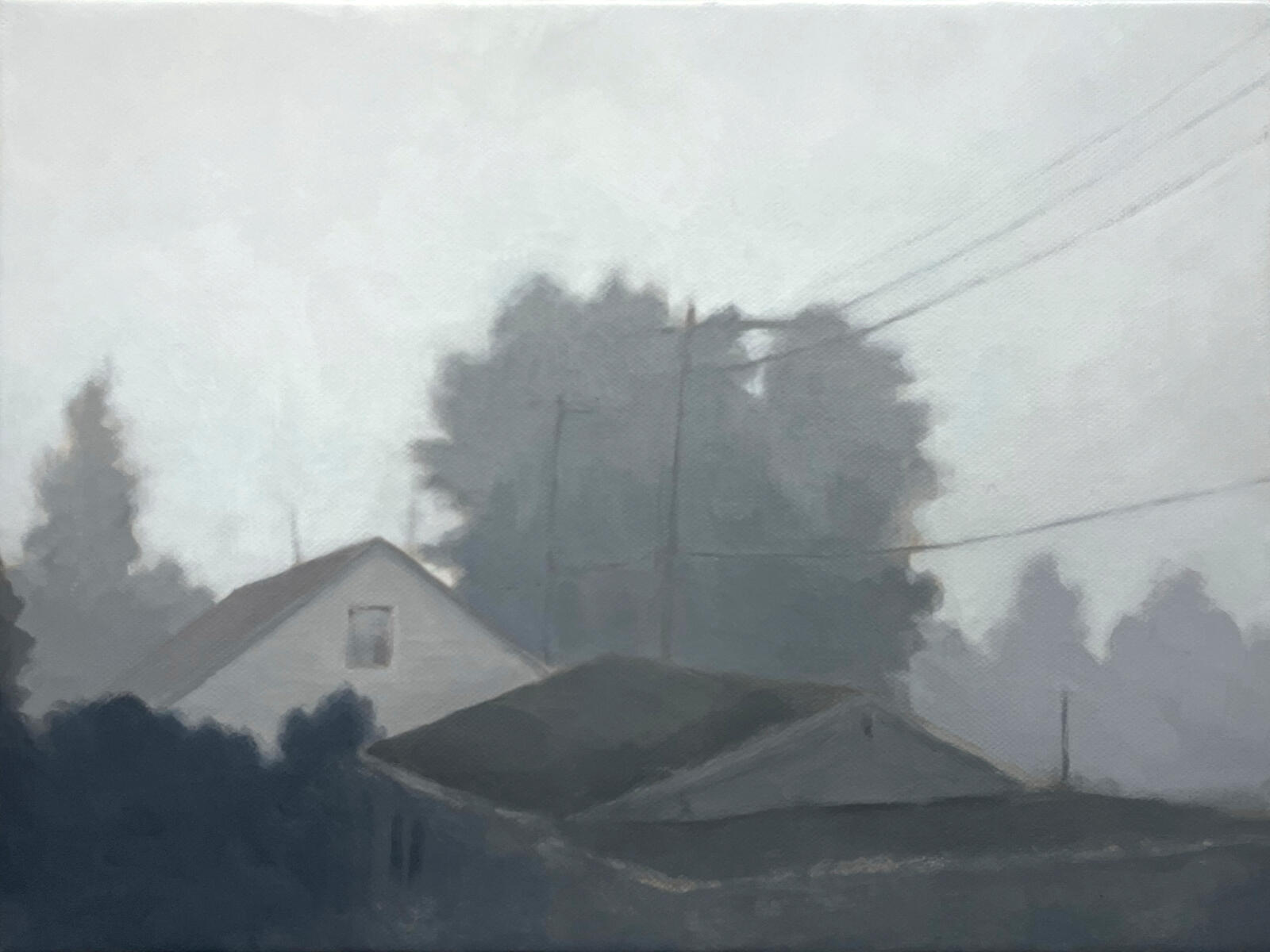 Untitled, 2024, acrylic on canvas, 12"x9". (available)